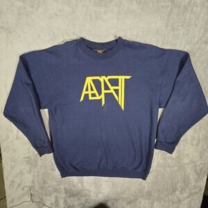 Adapt Clothing Men's Large Crewneck Sweatshirt Navy Blue